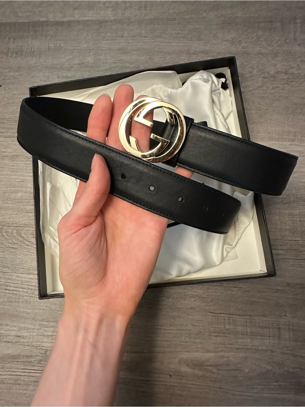 Gucci interlocking g belt